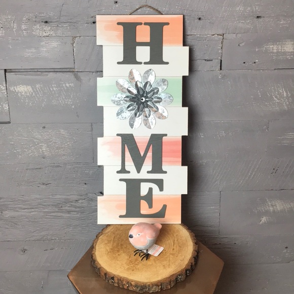 New wood & metal Home sign - Picture 5 of 5